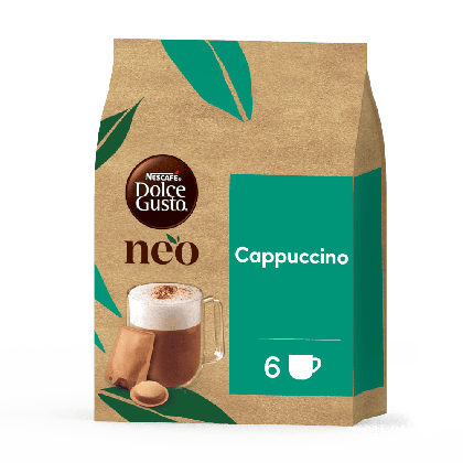 embalagem neo cappuccino c&aacute;psulas e saqueta