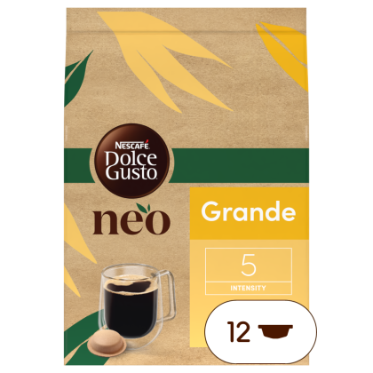 Pacote de c&aacute;psulas de caf&eacute; grande Neo Dolce Gusto
