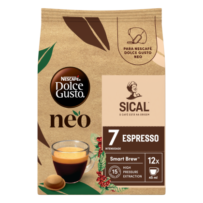 Pacote de c&aacute;psulas de caf&eacute; espresso Neo Dolce Gusto