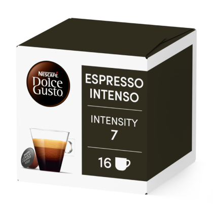 Embalagem de 16 C&aacute;psulas ESPRESSO INTENSO NESCAF&Eacute;&reg; Dolce Gusto&reg; 