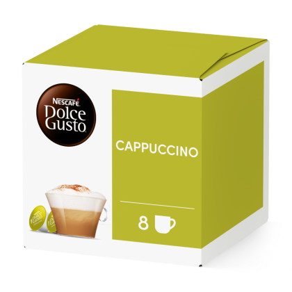 Embalagem de 16 C&aacute;psulas CAPPUCCINO NESCAF&Eacute;&reg; Dolce Gusto&reg; 