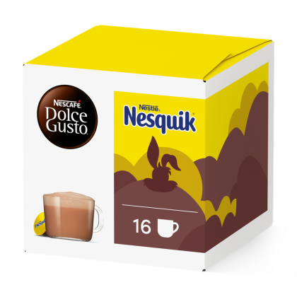 Embalagem de 16 C&aacute;psulas Nesquik NESCAF&Eacute;&reg; Dolce Gusto&reg; 
