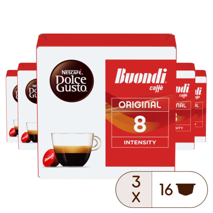 Embalagem de 48 C&aacute;psulas BUONDI 3X16 C&Aacute;PSULAS NESCAF&Eacute;&reg; Dolce Gusto&reg; 