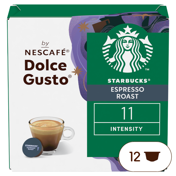 Embalagem de 12 Cápsulas STARBUCKS ESPRESSO ROAST NESCAFÉ® Dolce Gusto® 