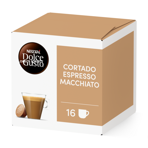 Embalagem de 16 Cápsulas "CORTADO NESCAFÉ® Dolce Gusto® 