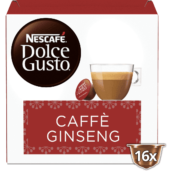 Embalagem de 16 Cápsulas Café Ginseng NESCAFÉ® Dolce Gusto® 
