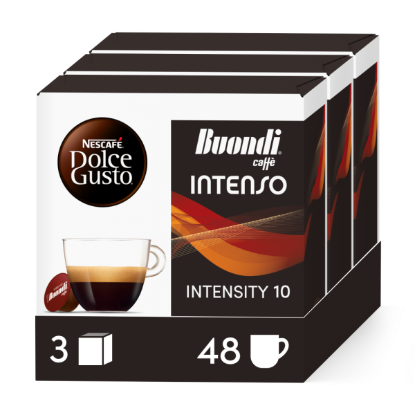 Embalagem de 48 Cápsulas Buondi Intenso 3x16 Cápsulas NESCAFÉ® Dolce Gusto® 