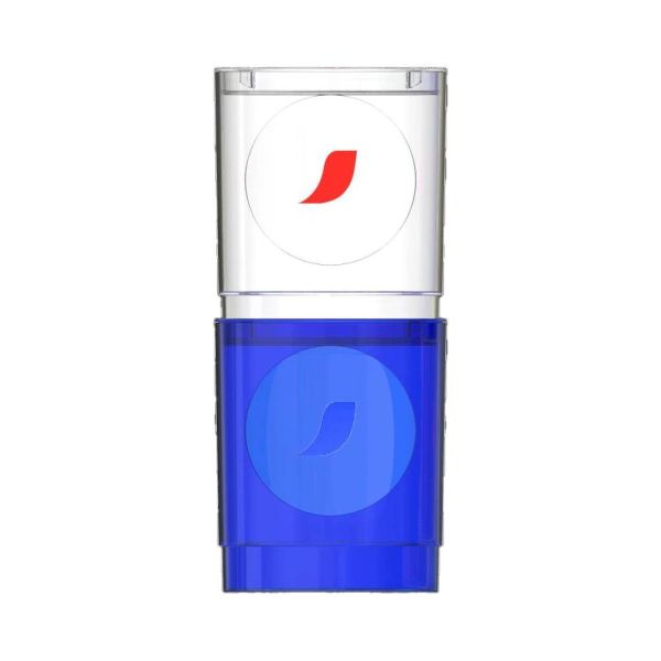 Porta-cápsulas "Cuba" acrílico azul