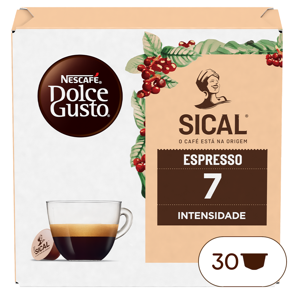 Embalagem de 30 Cápsulas Espresso Sical 30 Cápsulas NESCAFÉ® Dolce Gusto® 