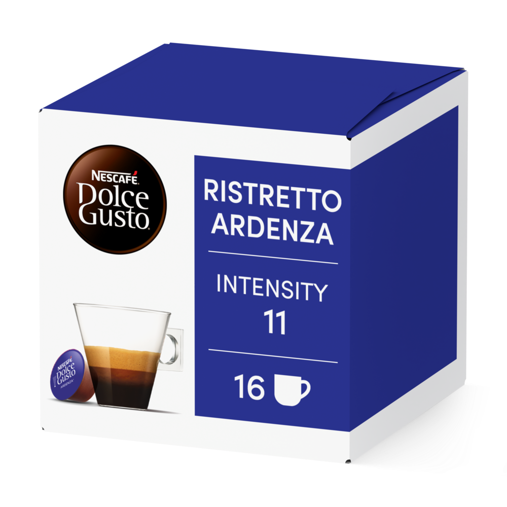 Embalagem de 16 Cápsulas RISTRETTO ARDENZA NESCAFÉ® Dolce Gusto® 