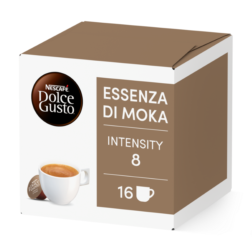 Embalagem de 16 Cápsulas Essenza di Moka NESCAFÉ® Dolce Gusto® 
