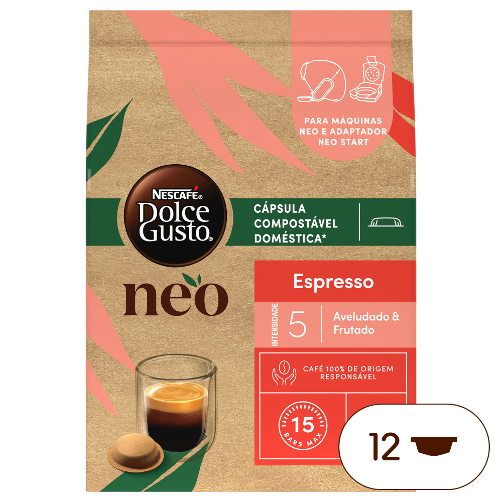 Embalagem de 12 Cápsulas NEO ESPRESSO  NESCAFÉ® Dolce Gusto® 
