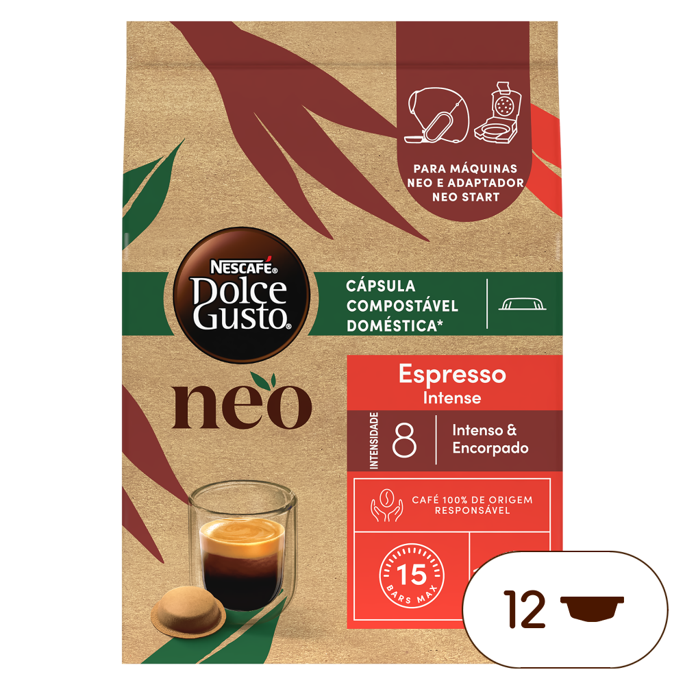 Embalagem de 12 Cápsulas NEO ESPRESSO INTENSE NESCAFÉ® Dolce Gusto® 