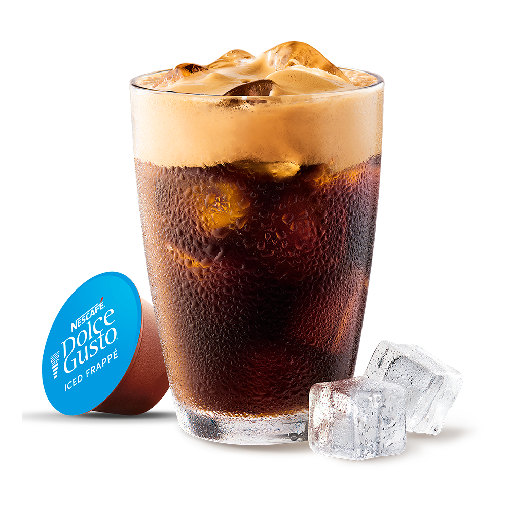 Copo de frappé gelado da Dolce Gusto