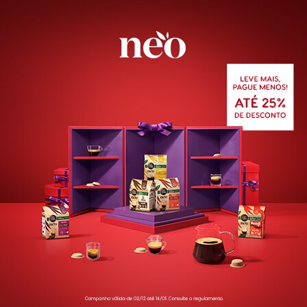 Leve mais, por menos em c&aacute;psulas NESCAF&Eacute;&reg; Dolce Gusto&reg; NEO