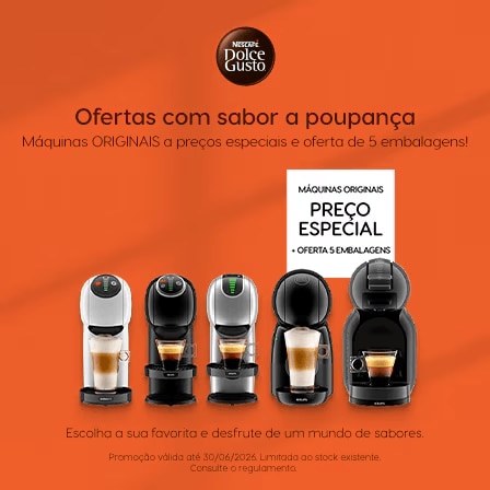 Máquinas ORIGINAIS a preços especiais e oferta de 5 embalagens