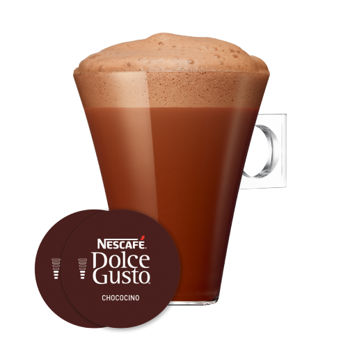 Ch&aacute;vena e Imagem C&aacute;psula CHOCOCINO NESCAF&Eacute;&reg; Dolce Gusto&reg;