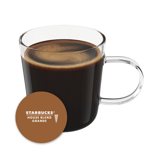 Ch&aacute;vena e Imagem C&aacute;psula STARBUCKS&reg; AMERICANO HOUSE BLEND NESCAF&Eacute;&reg; Dolce Gusto&reg;