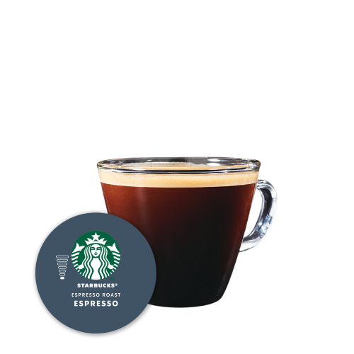Ch&aacute;vena e Imagem C&aacute;psula STARBUCKS&reg; ESPRESSO ROAST NESCAF&Eacute;&reg; Dolce Gusto&reg;