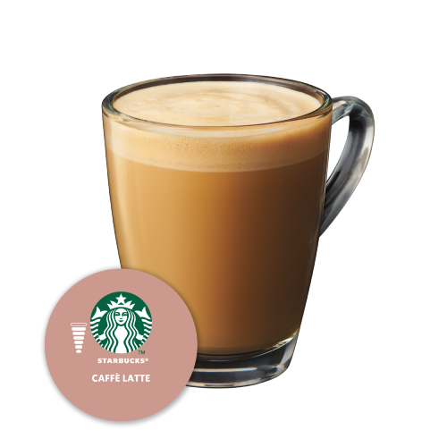 Ch&aacute;vena e Imagem C&aacute;psula STARBUCKS&reg;  Latte 12 C&aacute;psulas NESCAF&Eacute;&reg; Dolce Gusto&reg;