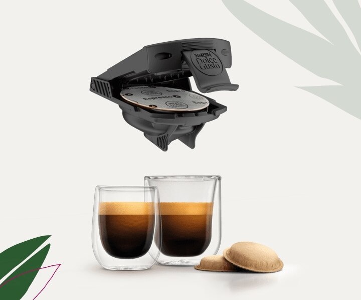 Adaptador NEO Start&reg; para NESCAF&Eacute;&reg; Dolce Gusto&reg; com duas ch&aacute;venas de caf&eacute; expresso