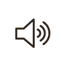 Ícone de áudio ativado
