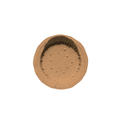 Vista superior de uma cápsula de café NEO